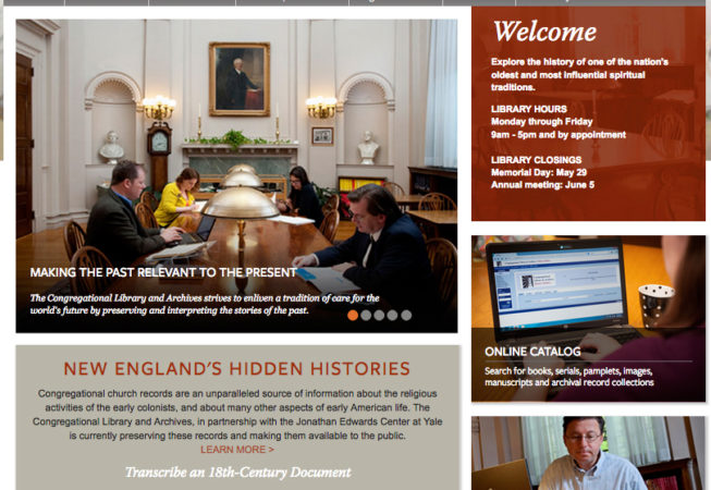 New England's Hidden Histories Web Page