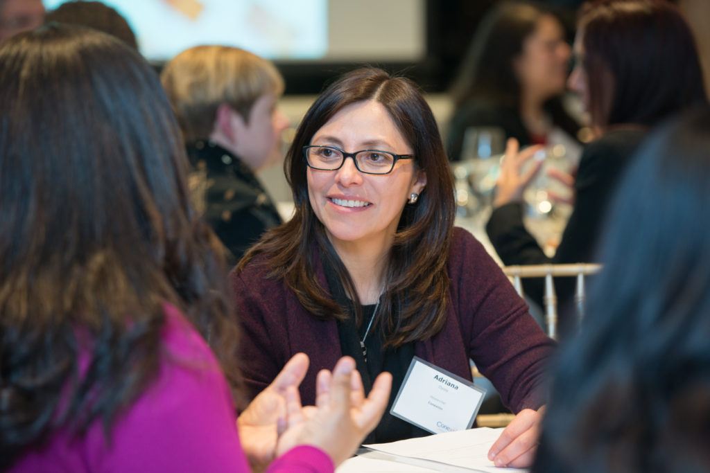 candid photo at non-profit event boston