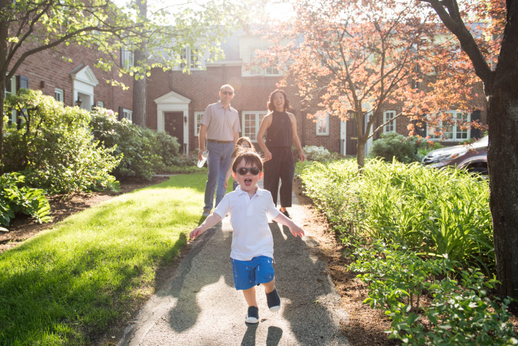 Fun family portraits brookline