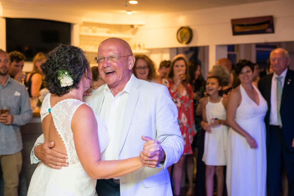 father daughter dance at cape cod wedding