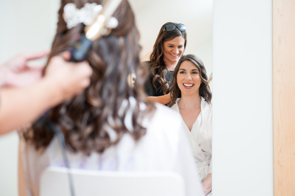 getting ready cambridge wedding