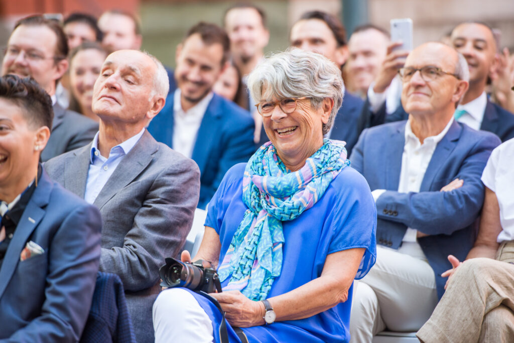 authentic laughter cambridge wedding ceremony