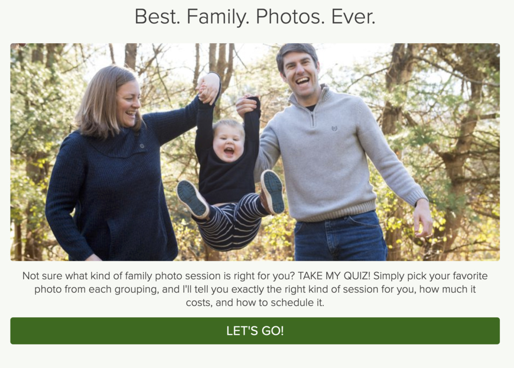 family portrait style quiz